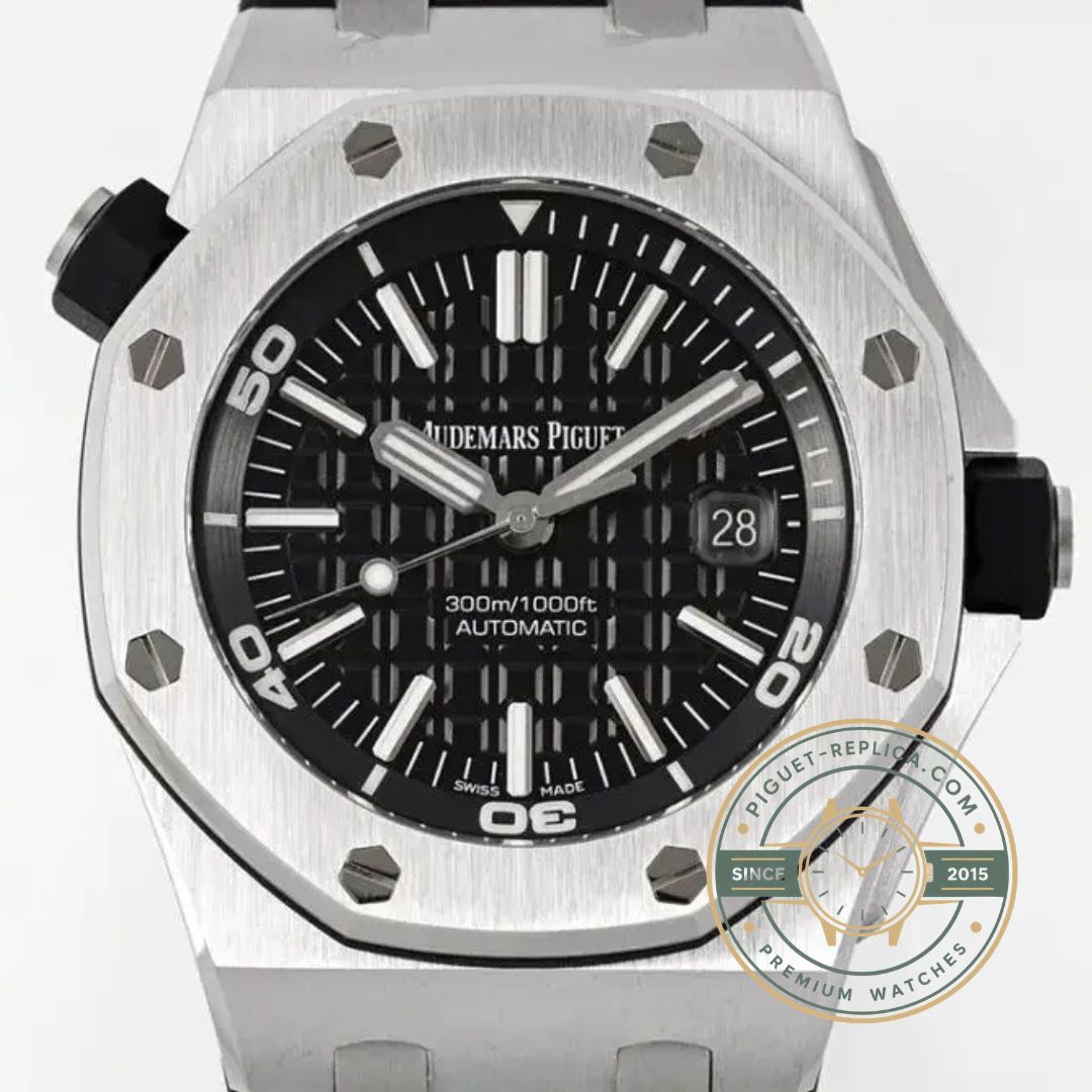 Audemars Piguet Royal Oak Offshore 15703ST Swiss replica watch with detailed finishing