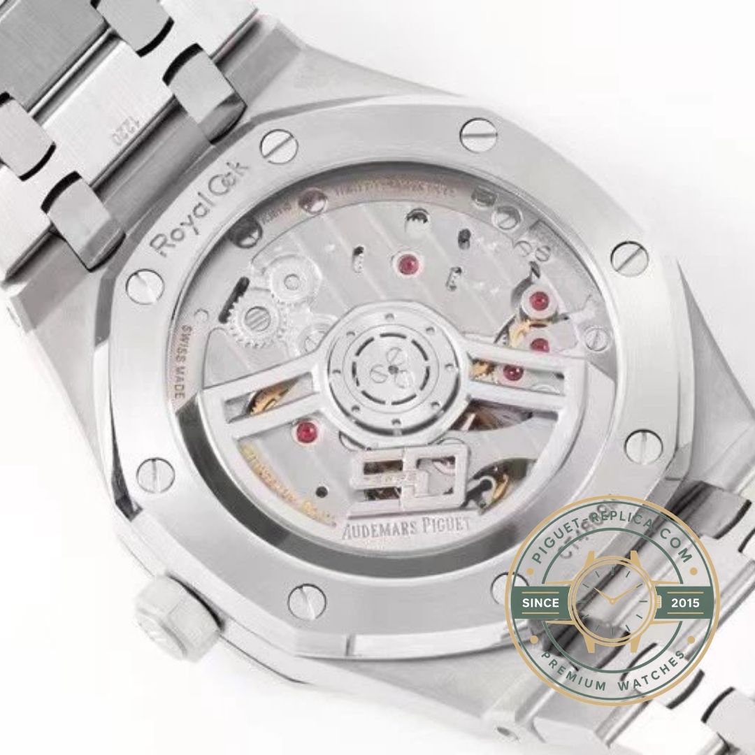 Audemars Piguet Royal Oak blue dial replica watch for sale with steel strap