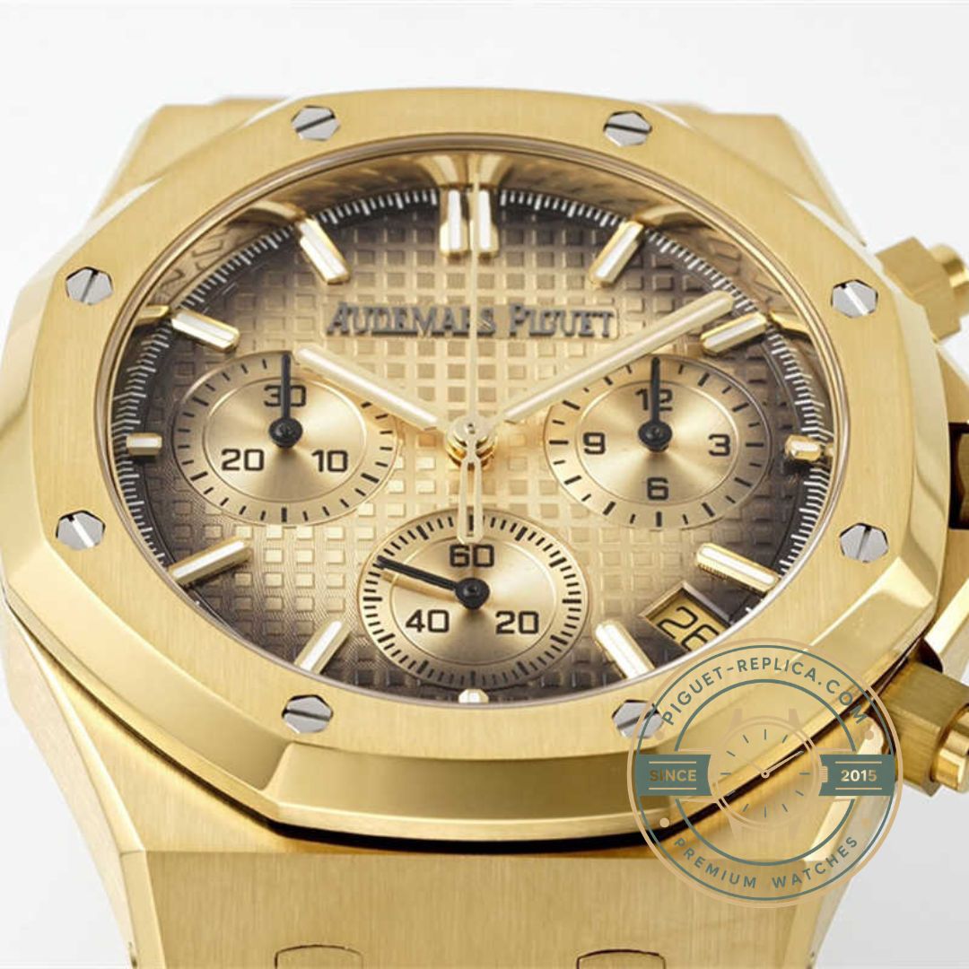 Replica AP Royal Oak 26240BA 41mm in 18K yellow gold with integrated bracelet