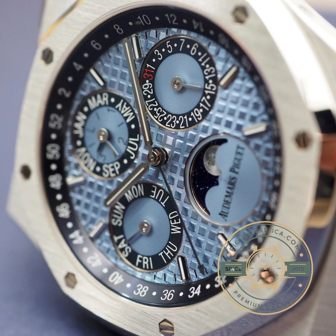 Super Clone Audemars Piguet Royal Oak 26574PT platinum perpetual calendar replica watch