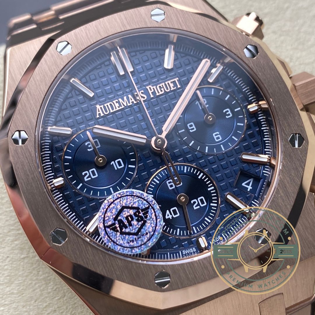 Audemars Piguet replica watch 26240OR with 18K rose gold case and integrated bracelet