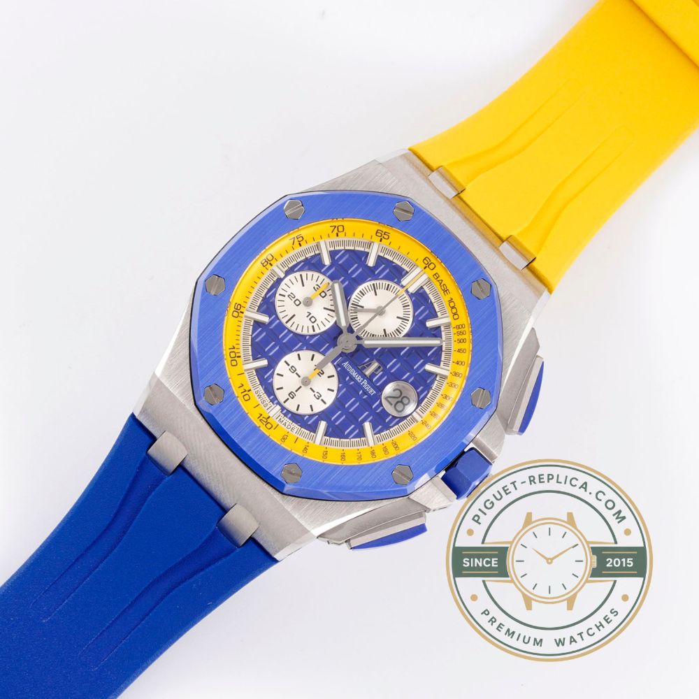 Audemars Piguet Royal Oak Offshore 26400SO blue dial replica watch with Swiss super clone movement
