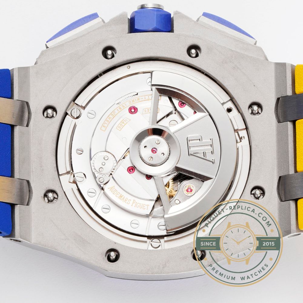 Audemars Piguet replica Royal Oak Offshore blue watch with ceramic bezel