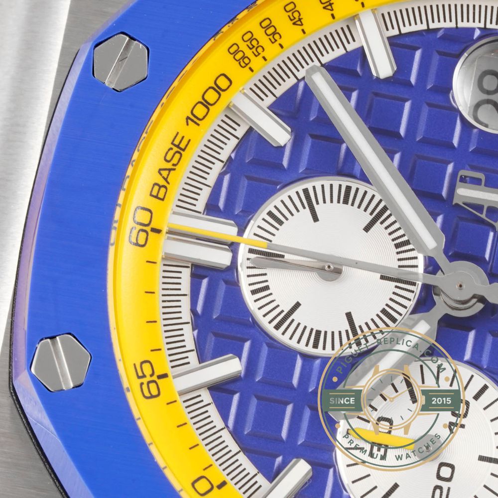 Audemars Piguet super clone blue Offshore watch with sapphire crystal
